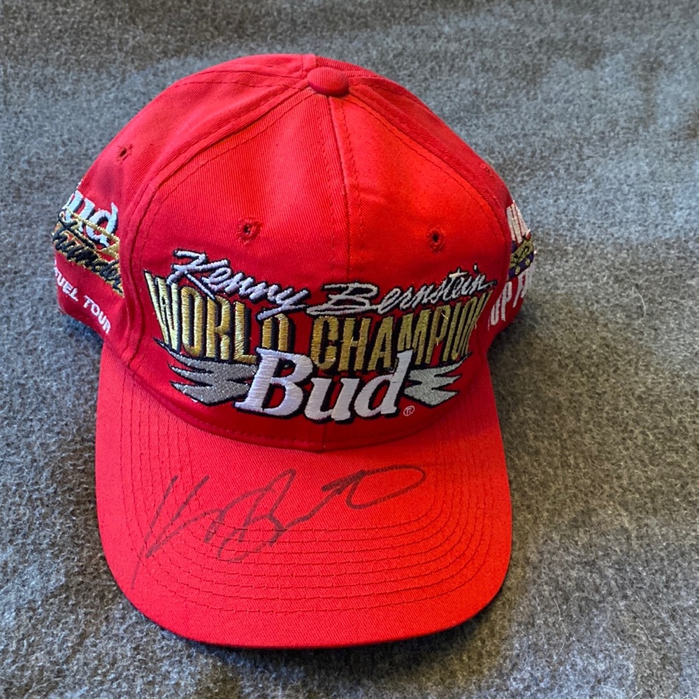 Signed Kenny Bernstein cap
